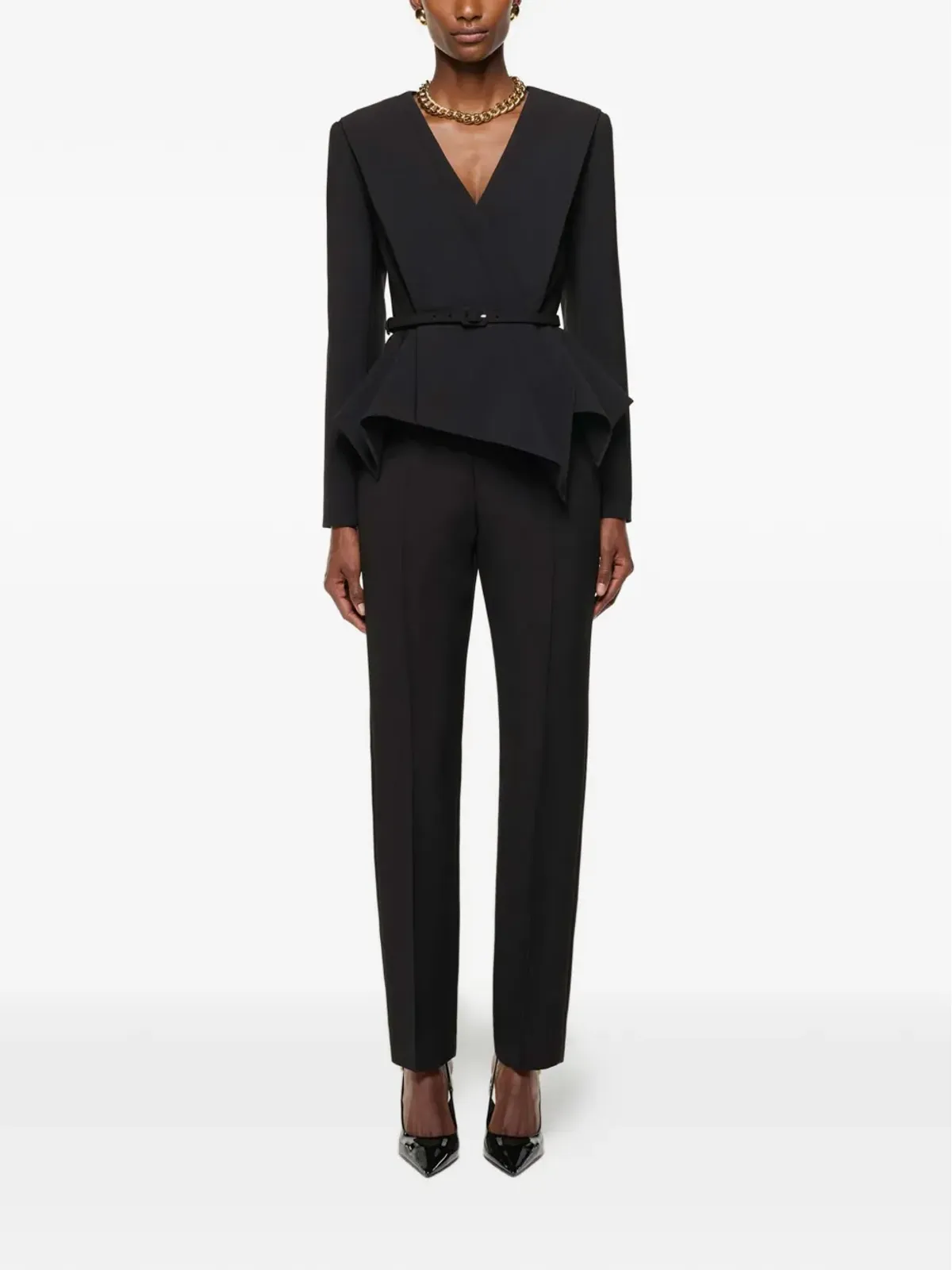Roland Mouret ハイウエストストレートパンツ - 画像2
