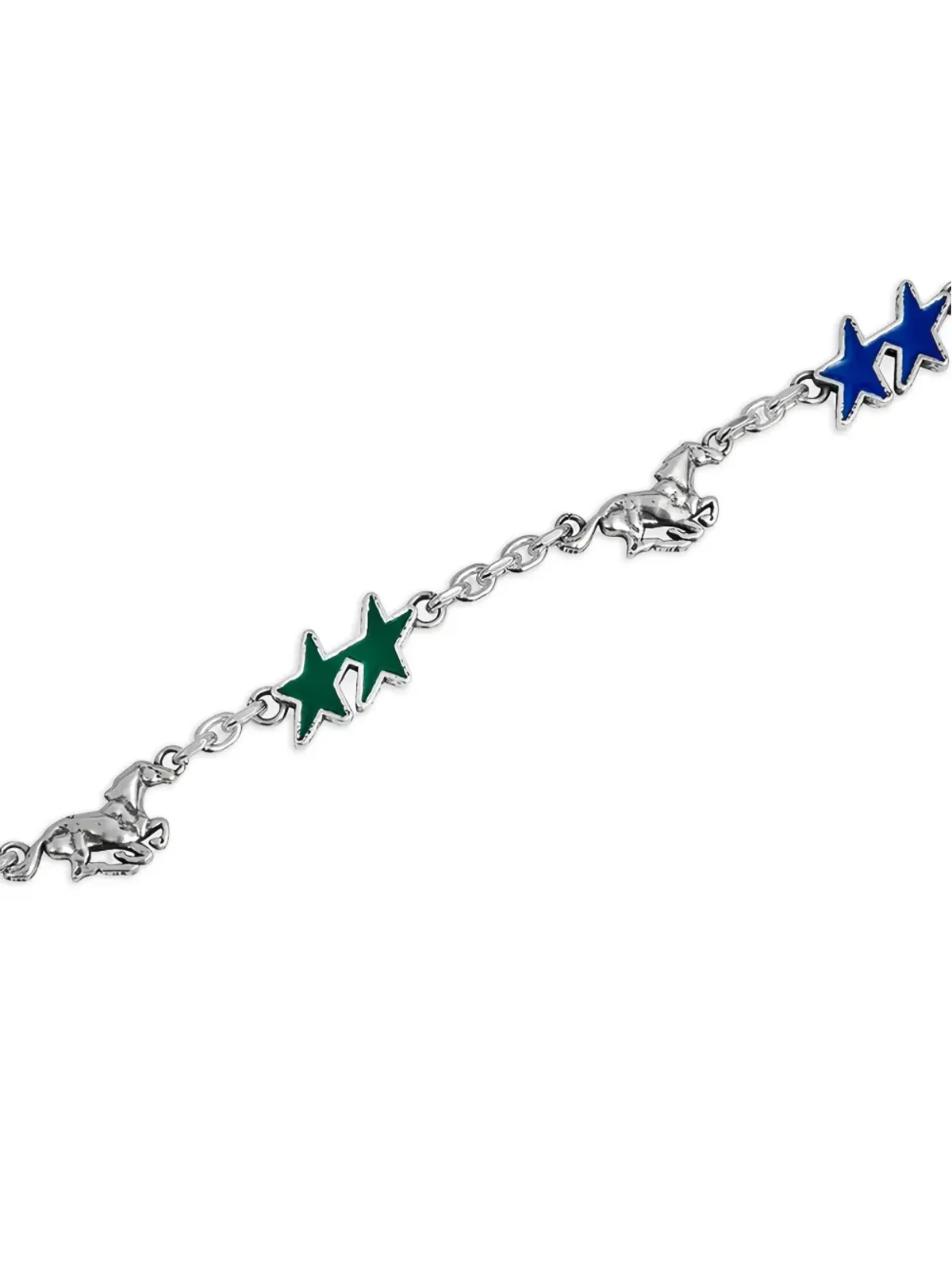 TWOJEYS スターと馬のシルバーブレスレット - 画像2