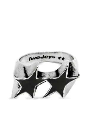 TWOJEYS 星モチーフのスターリングシルバーリング - サムネイル3