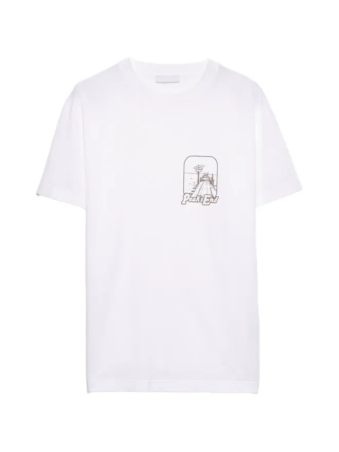 Prada Prada プリント入りコットンTシャツの商品画像