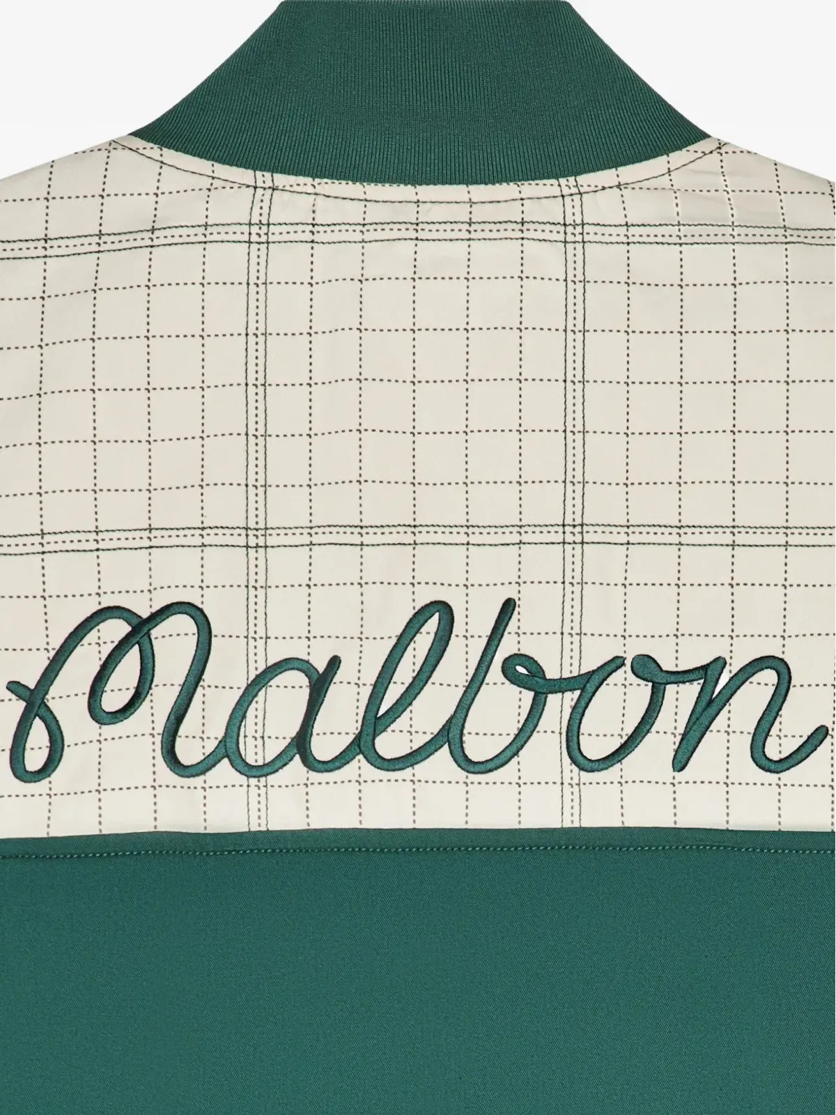Malbon Golf Spruce キルトジップセーター - 画像2