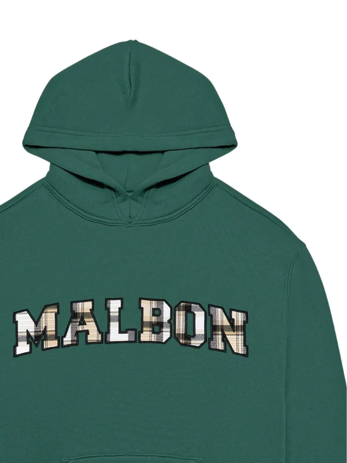 Malbon Golf Fresque Preston ロゴ入りグリーンフーディー - 画像2