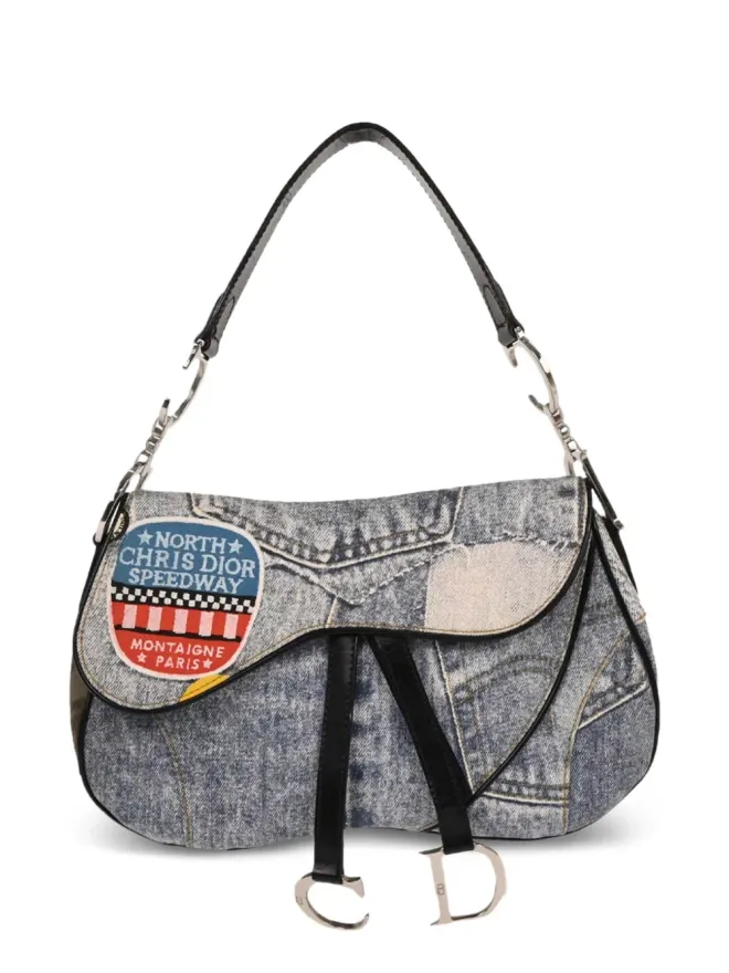 Christian Dior Pre-Owned Christian Dior ビンテージ 2001 ダブルサドルショルダーバッグの商品画像