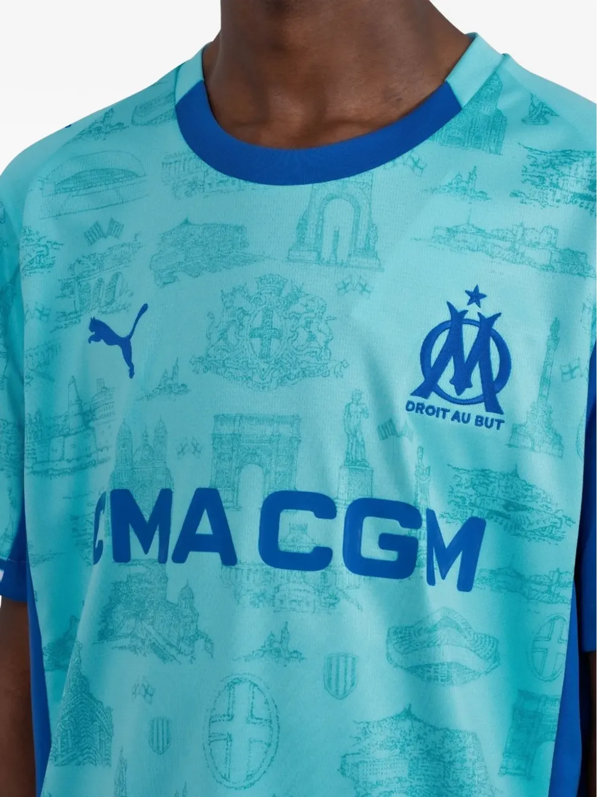 PUMA オリンピック・デ・マルセイユ Tシャツ - 画像4
