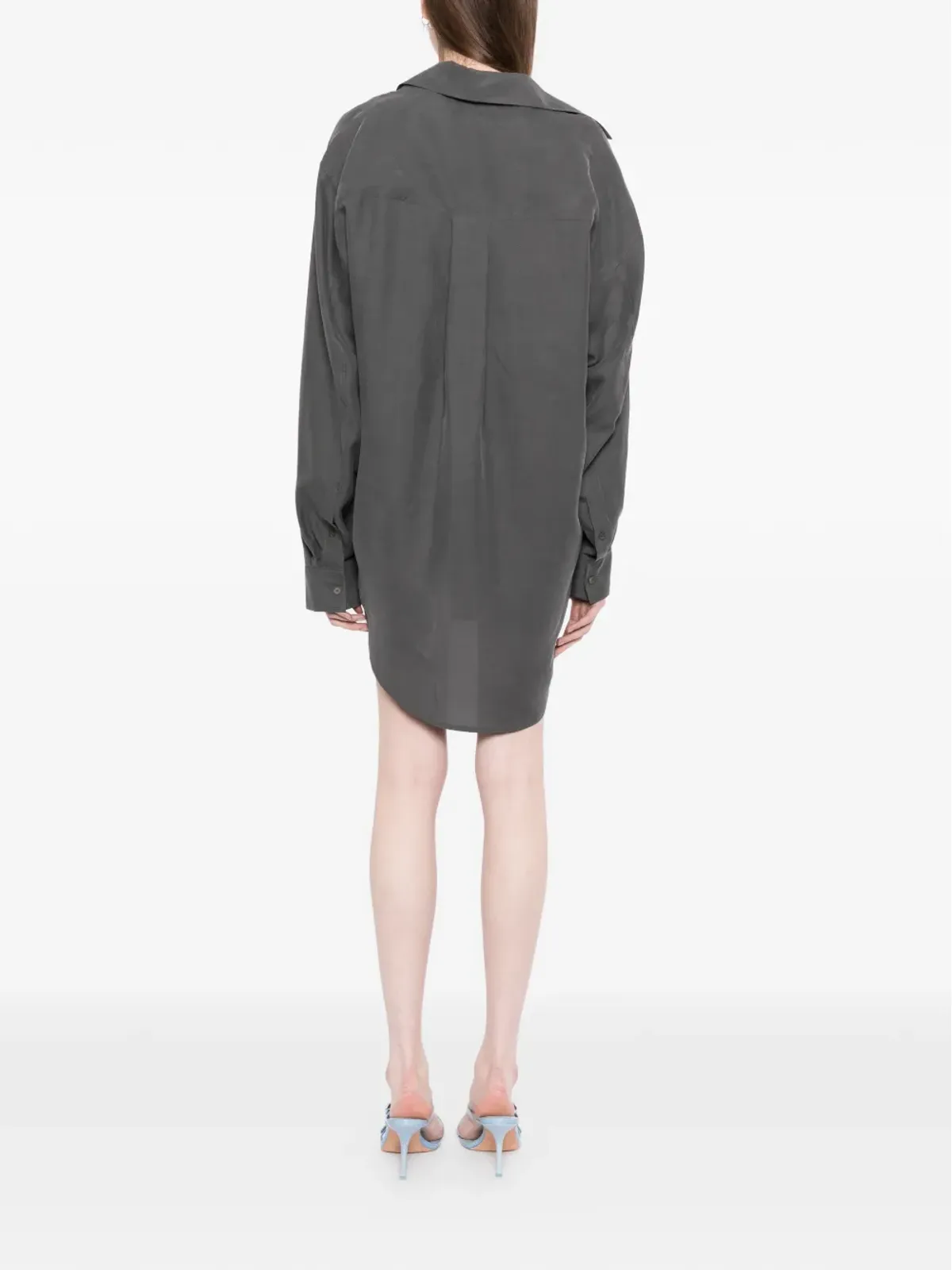 Alexander Wang ロゴプリントシャツドレス - 画像4