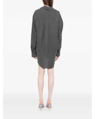 Alexander Wang ロゴプリントシャツドレス - サムネイル4