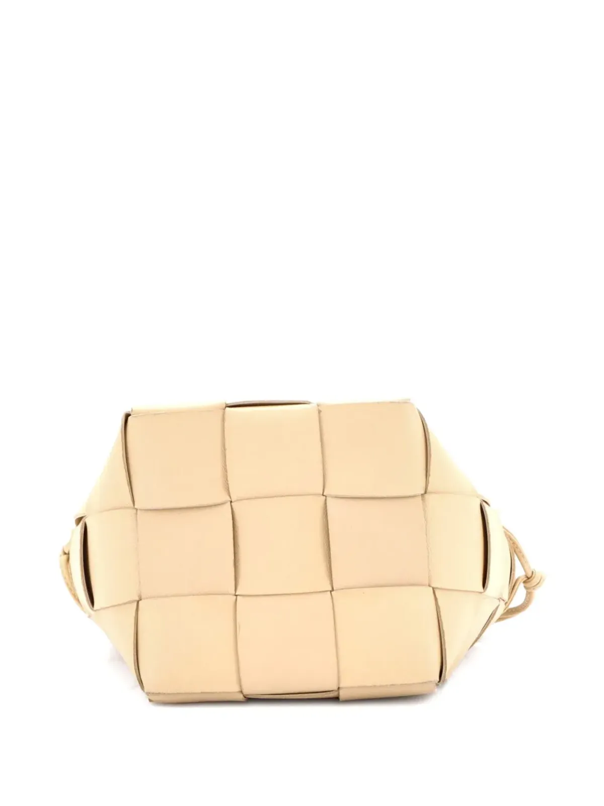 Bottega Veneta Pre-Owned Cassette Maxi Intrecciato Leather Small bucket bag - Neutrals - 画像2