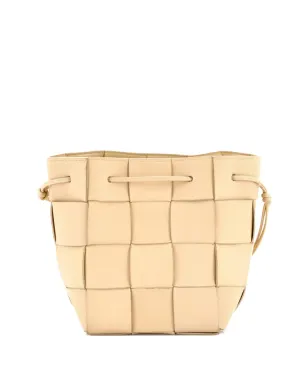 Bottega Veneta Pre-Owned Cassette Maxi Intrecciato Leather Small bucket bag - Neutrals - サムネイル4