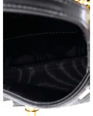 Gucci Pre-Owned ジャッキー1961 チェーン ホーボー スパンコール装飾 サテン×レザー ミニ クロスボディバッグ - ブラック - サムネイル5
