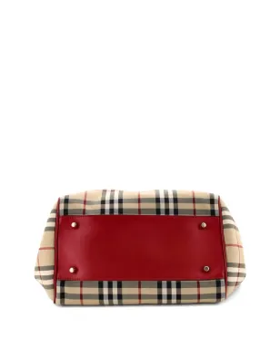 Burberry ビンテージ カンタベリー・ホースフェリーチェック・キャンバス・トートバッグ - サムネイル2