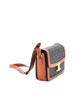 Celine Pre-Owned トリオンフ コーテッドキャンバス ショルダーバッグ - ブラウン - サムネイル3