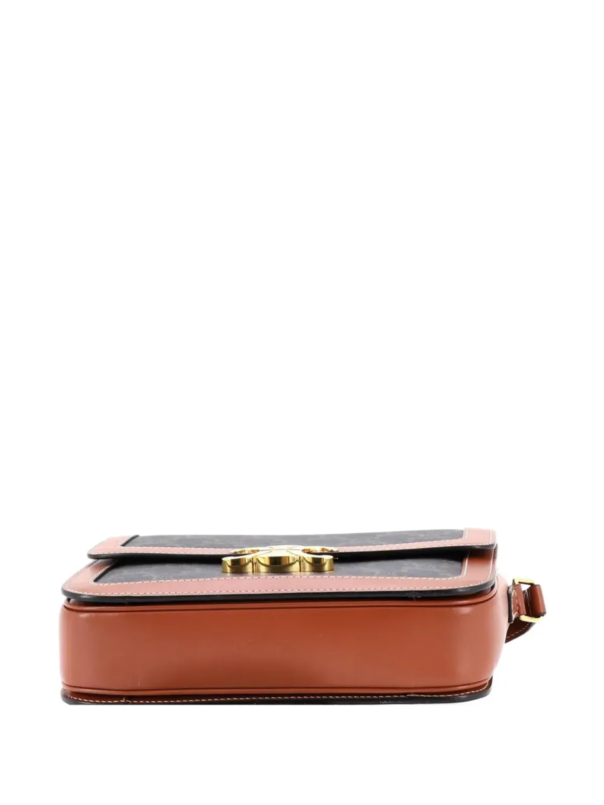 Celine Pre-Owned トリオンフ コーテッドキャンバス ショルダーバッグ - ブラウン - 画像4