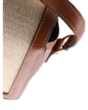 Celine Pre-Owned Triomphe Shoulder Bag Canvas with Leather Teen crossbody bag - Neutrals - サムネイル5