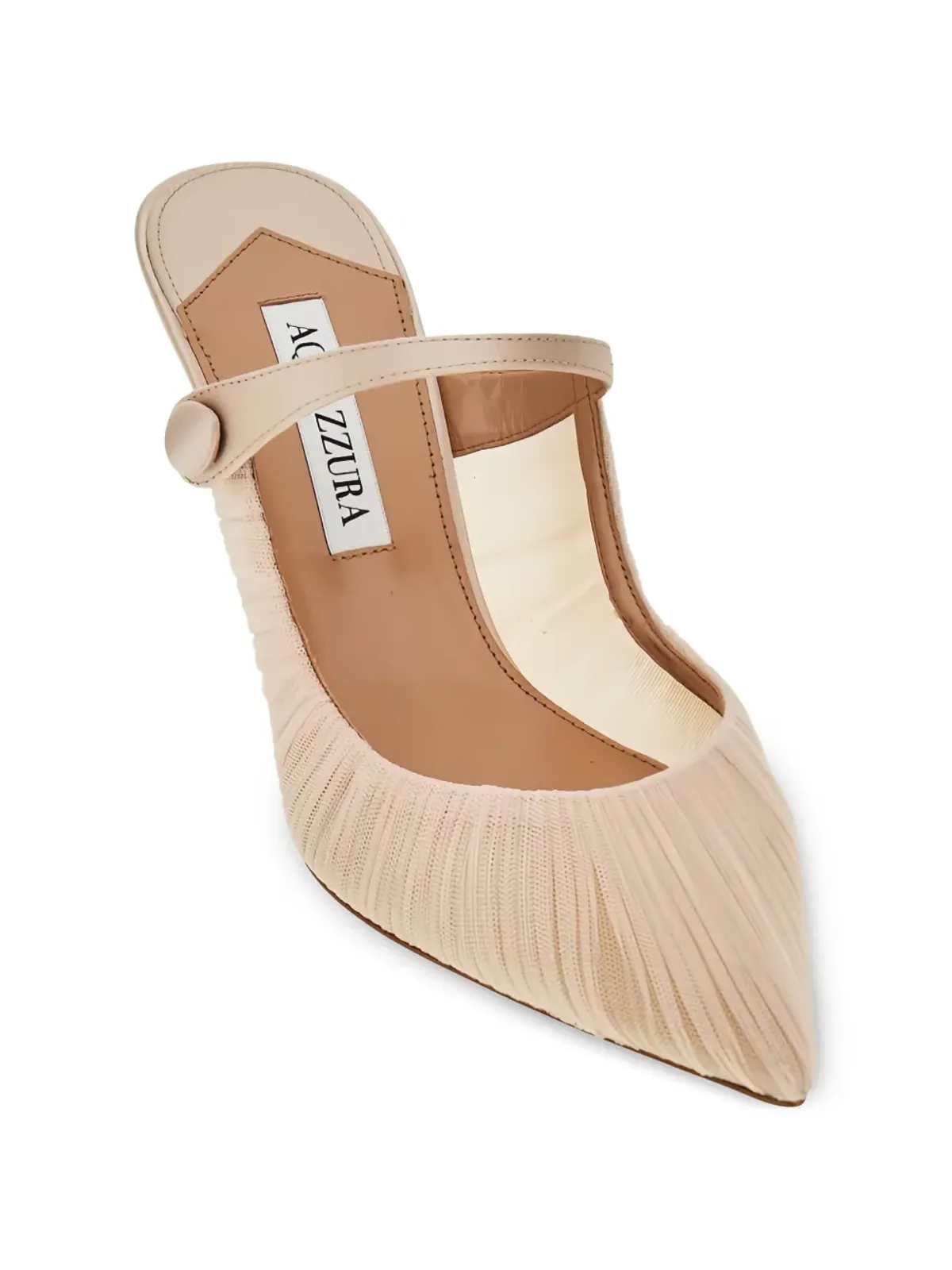 Aquazzura Voil ストラップ付き ポインテッドトゥ ミュール - 画像2