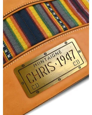 Christian Dior 2002 Cadillac Bowling ブラウン ストライプ トートバッグ - サムネイル3