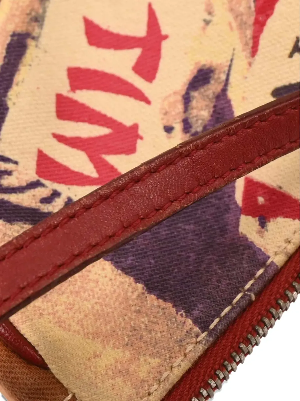 Christian Dior Pre-Owned ヴィンテージ 2003プリント サドルショルダーバッグ - 画像3