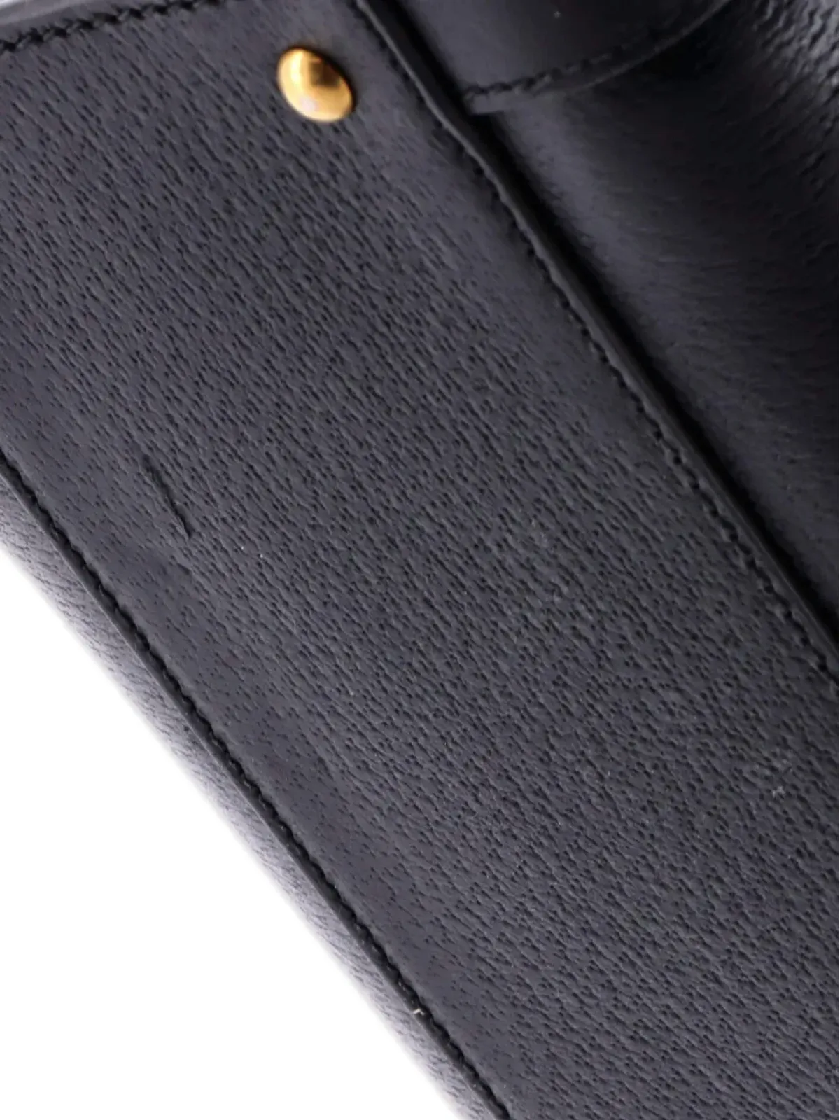 Gucci Pre-Owned ディアナ NM バンブーハンドル レザートートバッグ - ブラック - 画像5