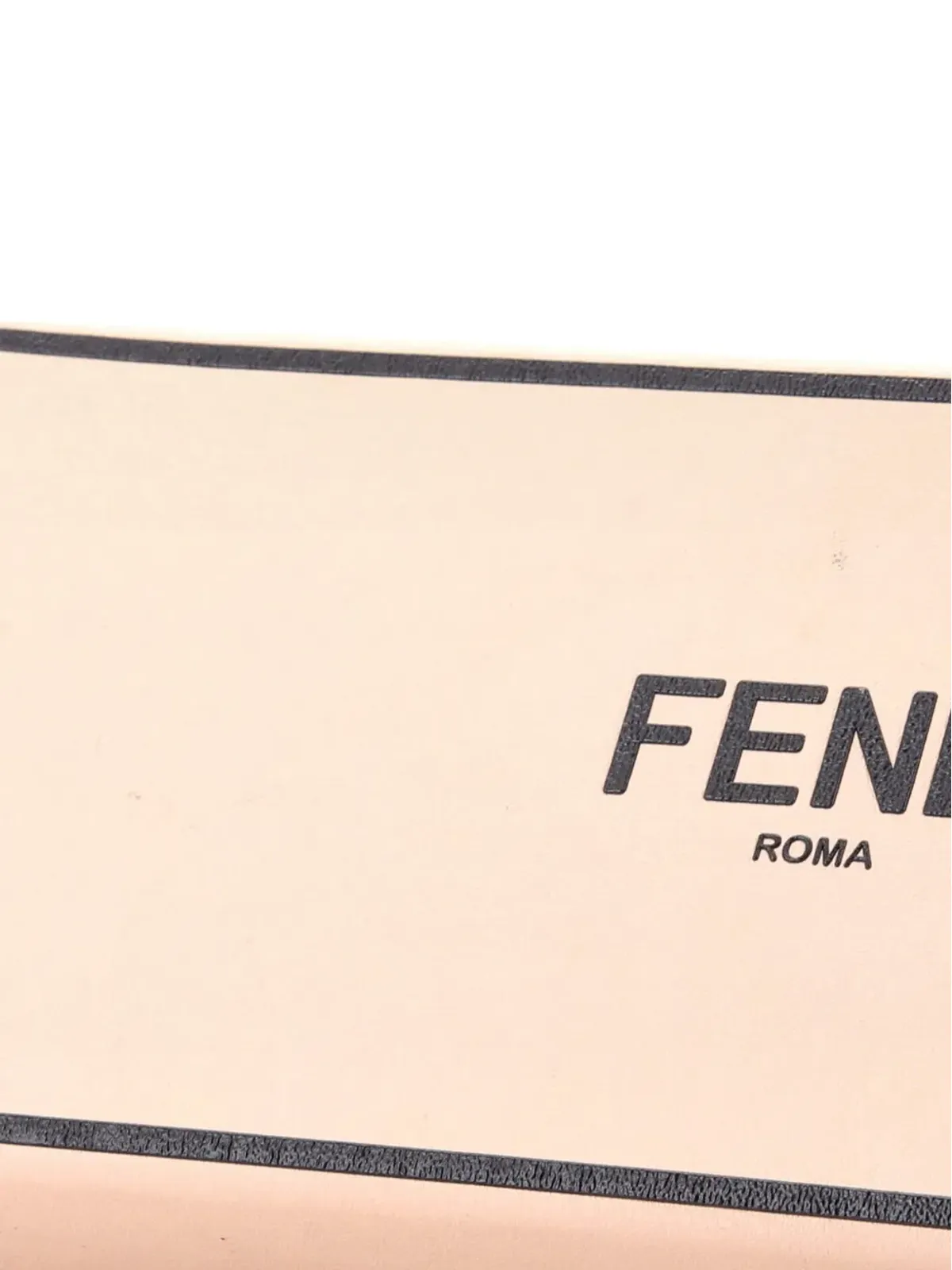 Fendi Pre-Owned ロゴ水平ボックス型クロスボディバッグ レザー ブラック - 画像5