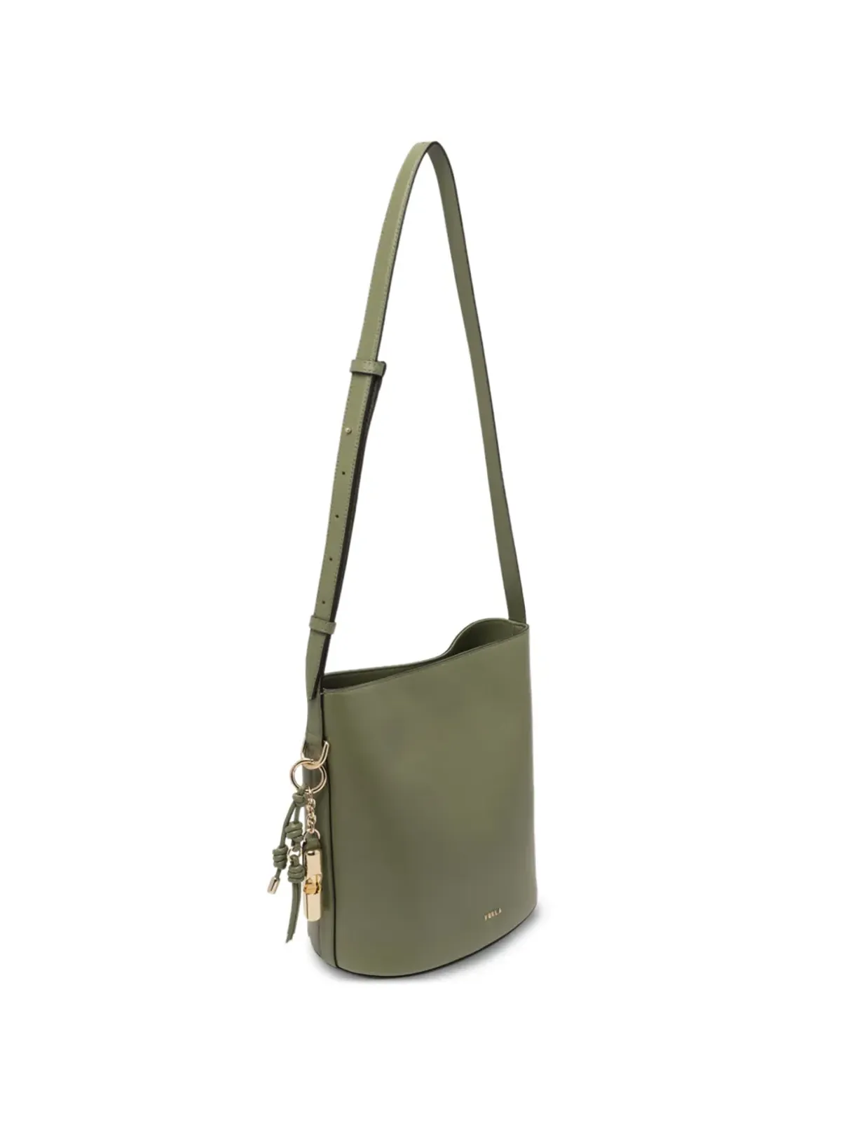 Furla ロキシー レザー チャーム トートバッグ - グリーン - 画像3