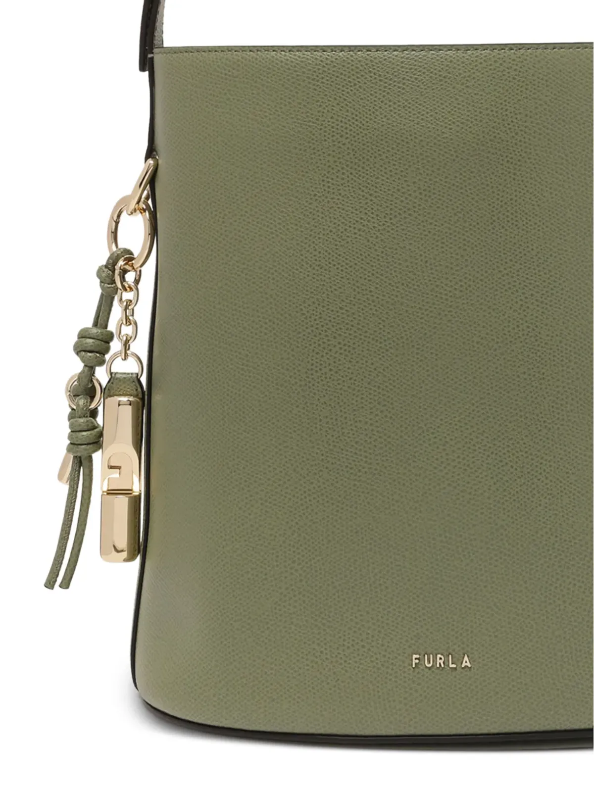 Furla ロキシー レザー チャーム トートバッグ - グリーン - 画像4