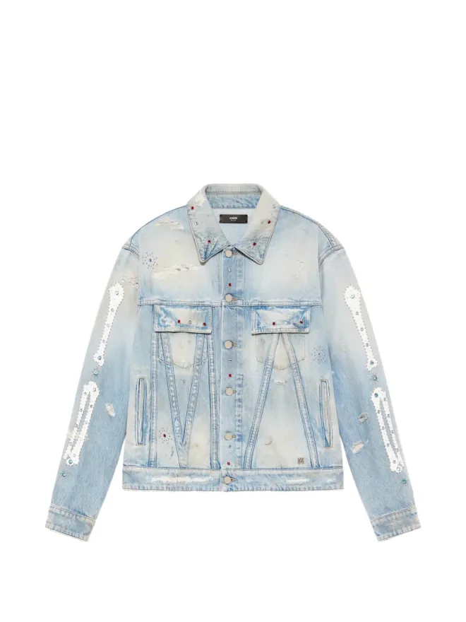 AMIRI AMIRI ダメージ加工デニムジャケットの商品画像