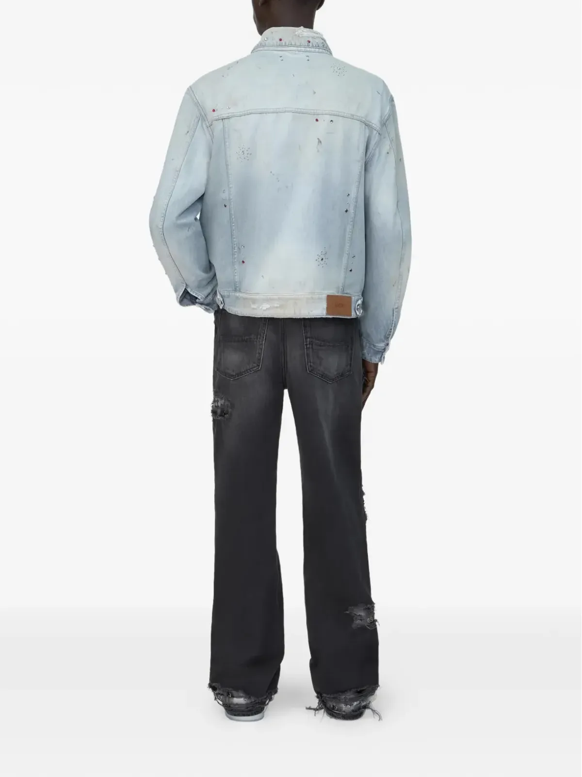 AMIRI ダメージ加工デニムジャケット - 画像2