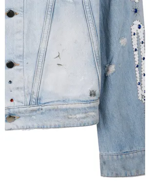 AMIRI ダメージ加工デニムジャケット - サムネイル4
