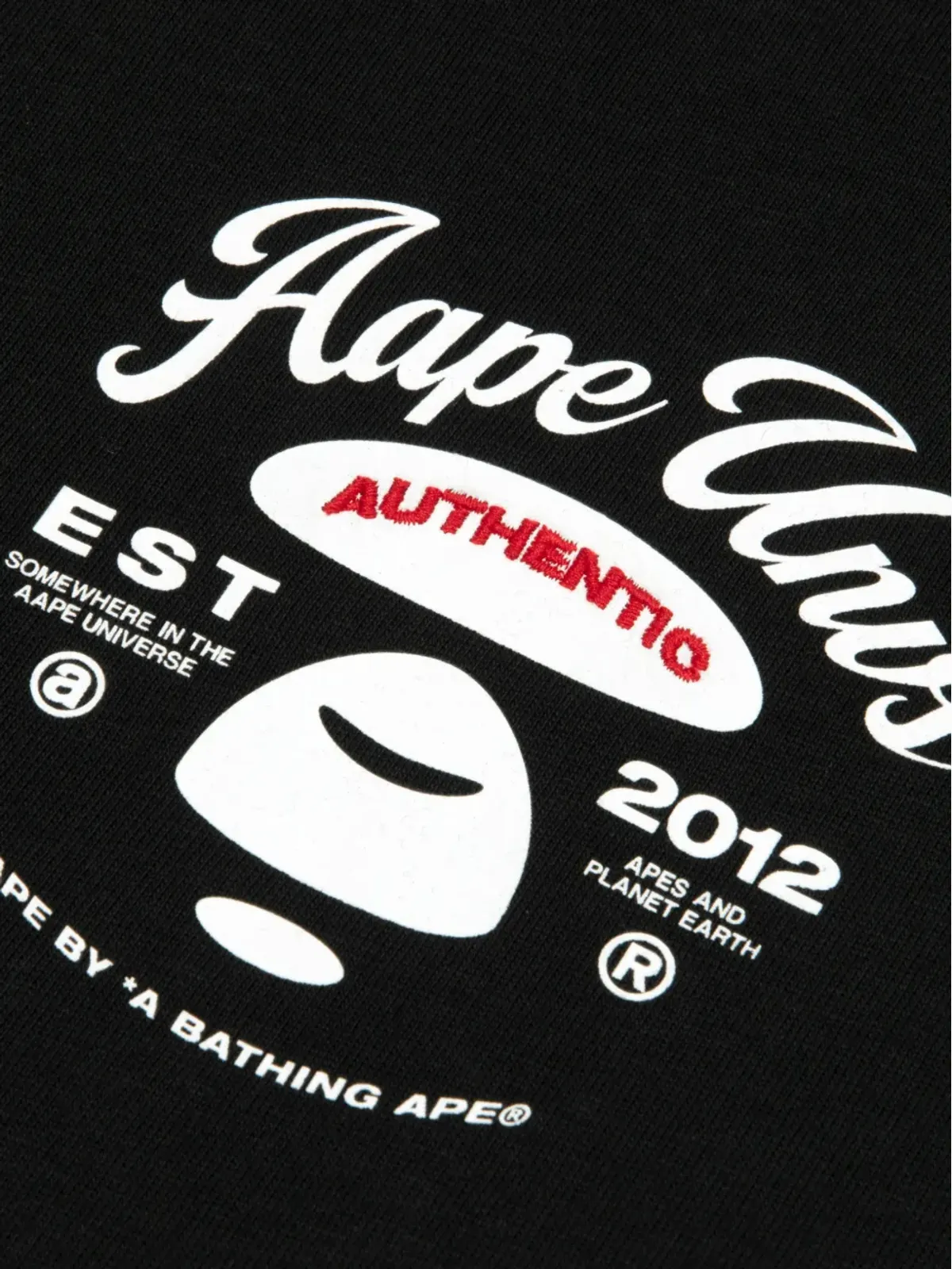 AAPE BY *A BATHING APE® ハートグラフィック Tシャツ - 画像4