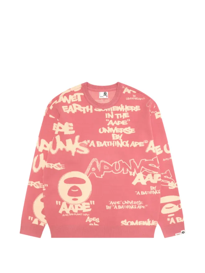 AAPE BY *A BATHING APE® AAPE BY *A BATHING APE® ロゴ入りクルーネックセーターの商品画像