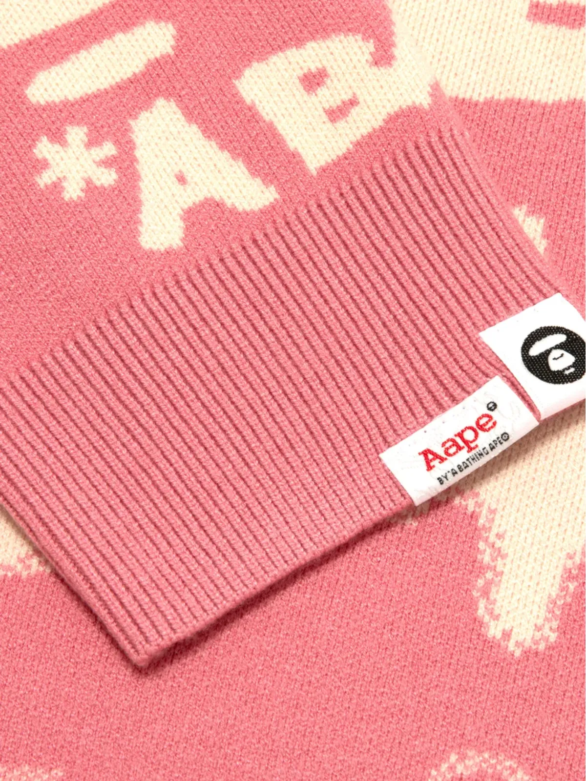 AAPE BY *A BATHING APE® ロゴ入りクルーネックセーター - 画像5
