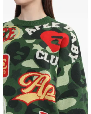 APEE™ by *A BATHING APE® カモフラージュセーター - サムネイル5