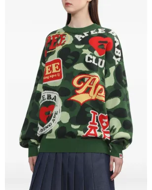 APEE™ by *A BATHING APE® カモフラージュセーター - サムネイル3
