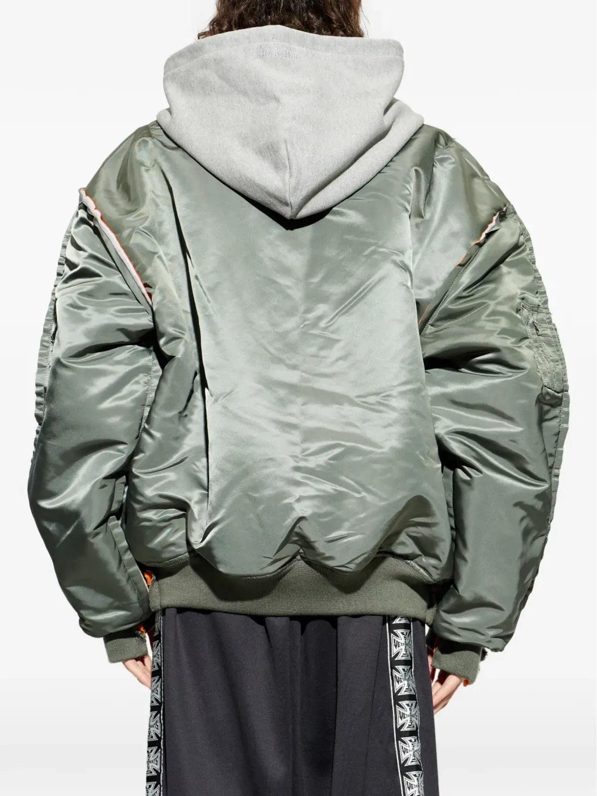 VETEMENTS フード付きボンバージャケット - 画像4