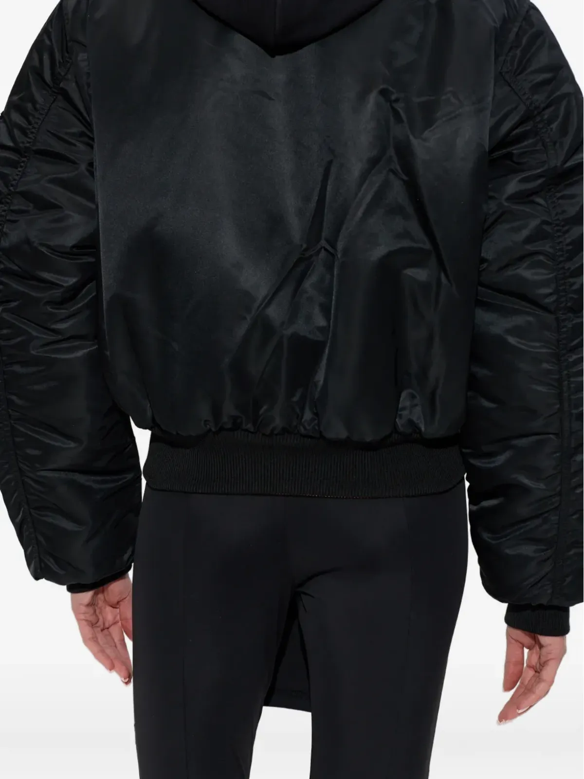 VETEMENTS フード付きボンバー ジャケット - 画像5