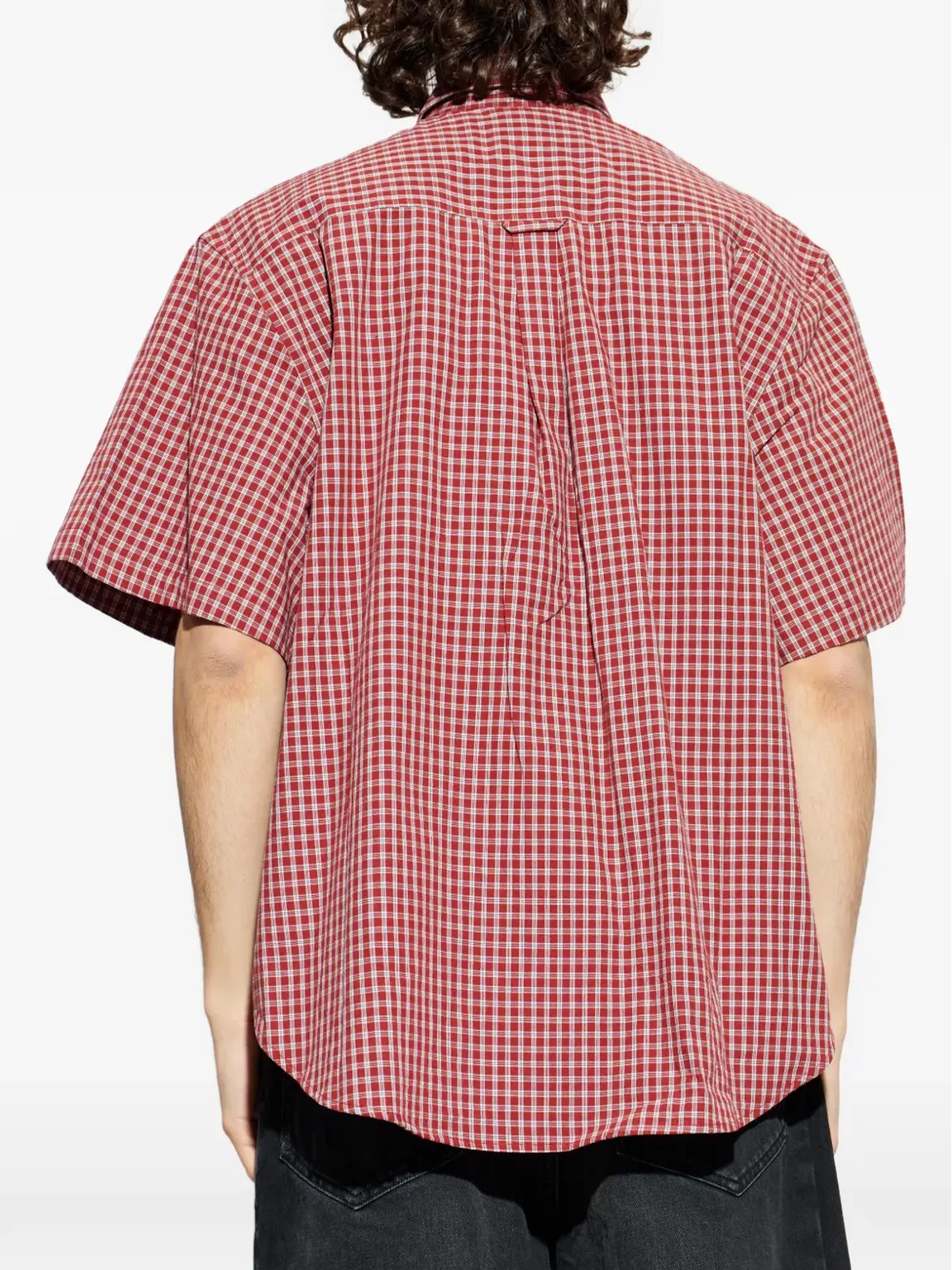 VETEMENTS チェック柄ショートスリーブシャツ - 画像4