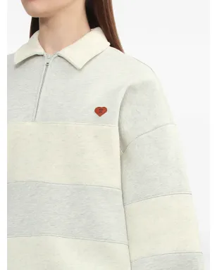 APEE™ by A BATHING APE ストライプ柄ジップポロシャツ - サムネイル5