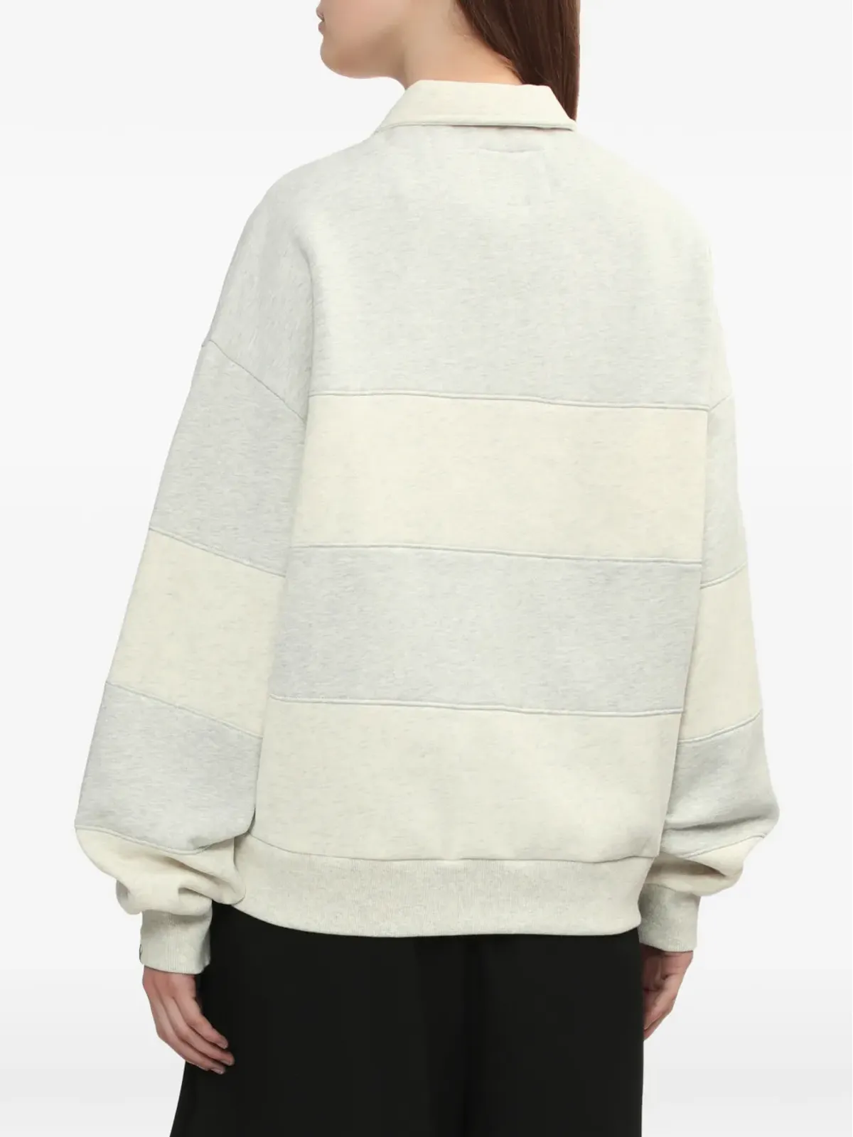 APEE™ by A BATHING APE ストライプ柄ジップポロシャツ - 画像4