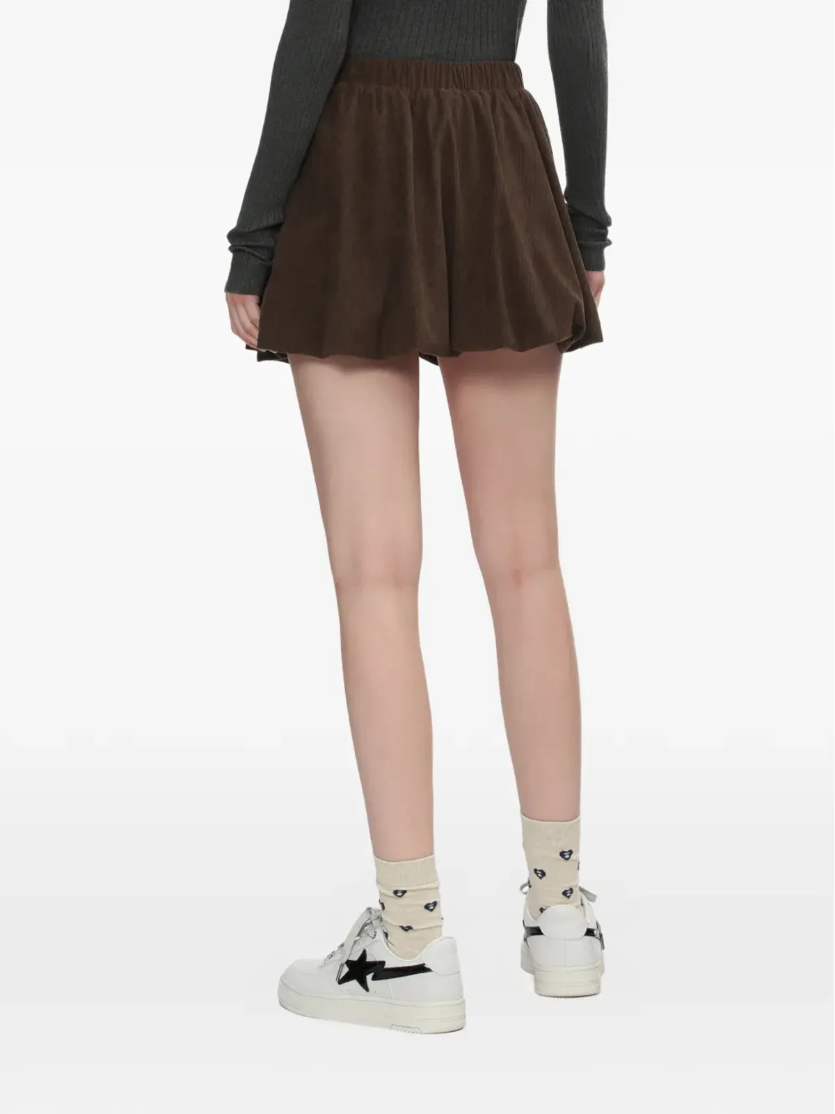 APEE by A BATHING APE コーデュロイ フレアスカート - 画像4