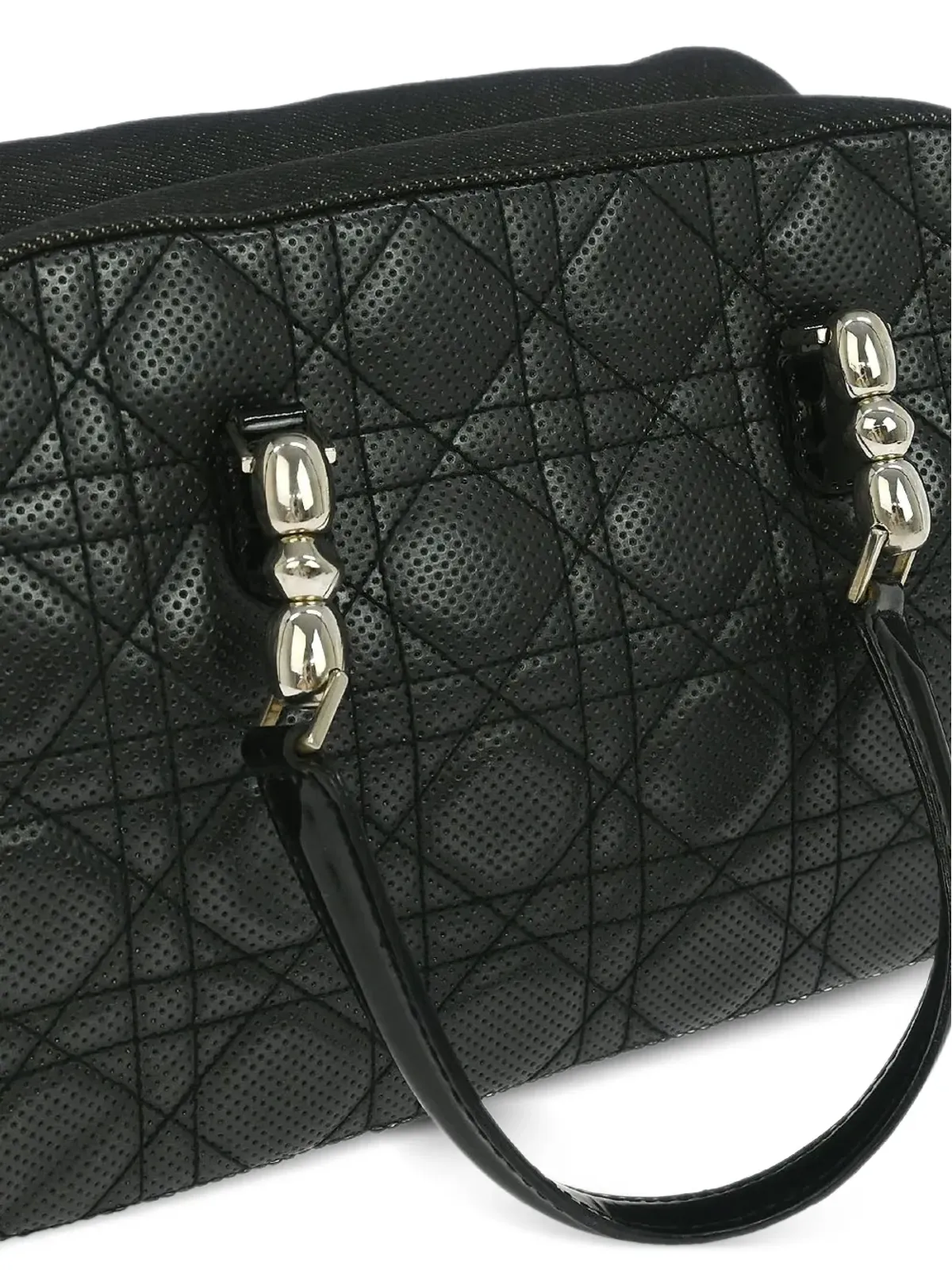 Christian Dior ビンテージ カナージュ レザー トートバッグ - 画像5