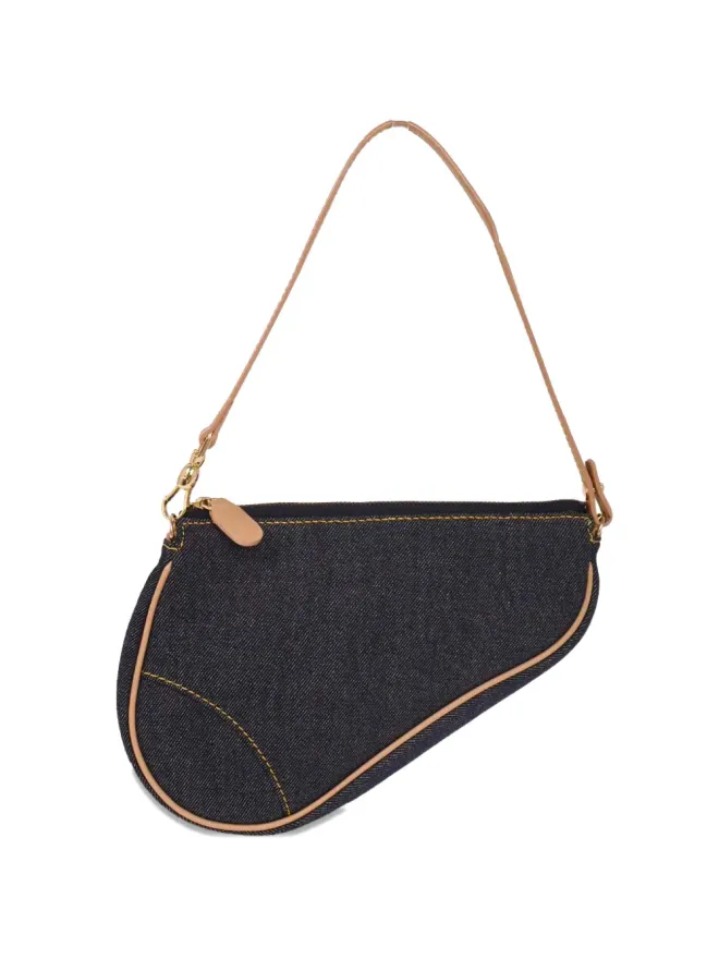 Christian Dior Pre-Owned Christian Dior Pre-Owned サドルデニム ハンドバッグ - ブルーの商品画像