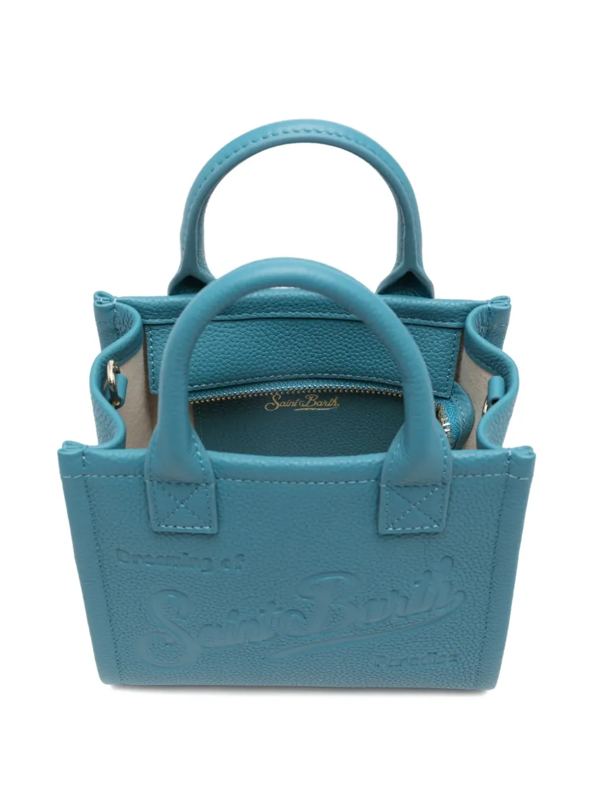 MC2 Saint Barth Vanity ロゴエンボストートバッグ - 画像5