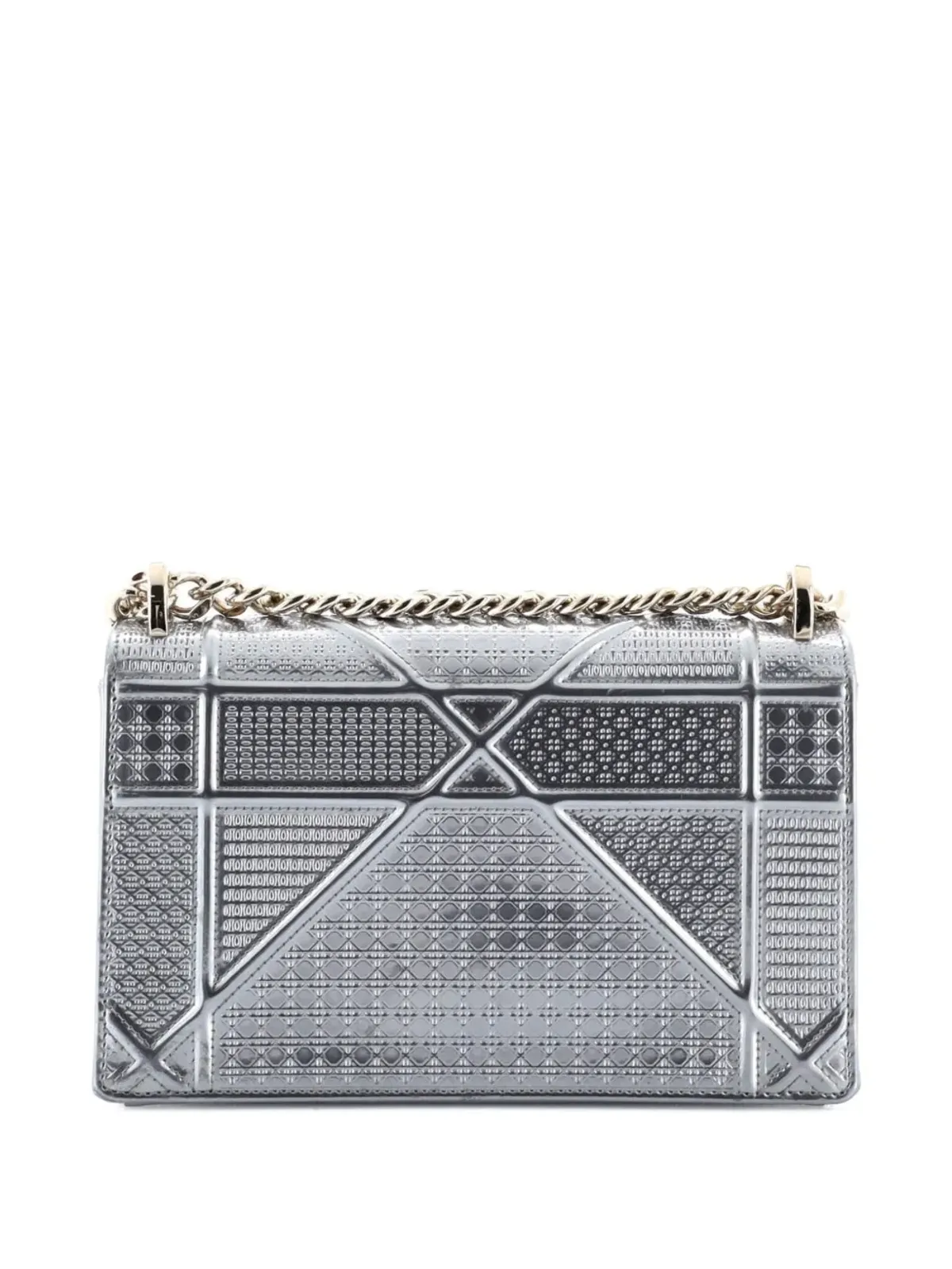 Christian Dior ビンテージ Dioramaフラップバッグ カナージュエンボス - メタリック - 画像2