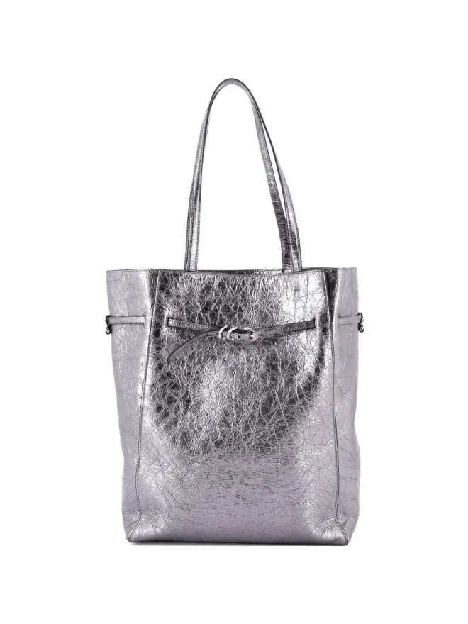 Givenchy Pre-Owned Givenchy Pre-Owned Voyou North South Leather トートバッグ - メタリックの商品画像