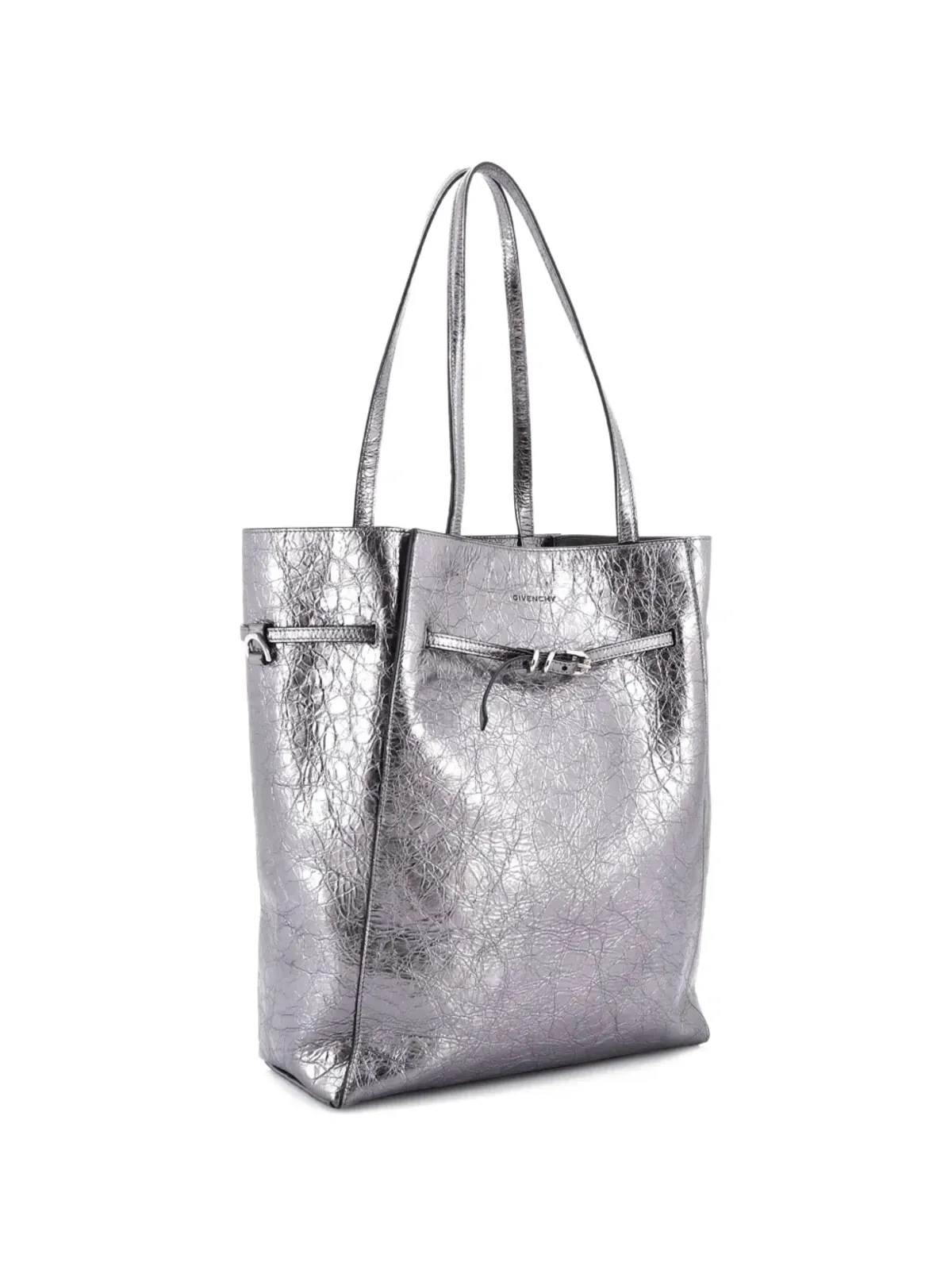 Givenchy Pre-Owned Voyou North South Leather トートバッグ - メタリック - 画像3