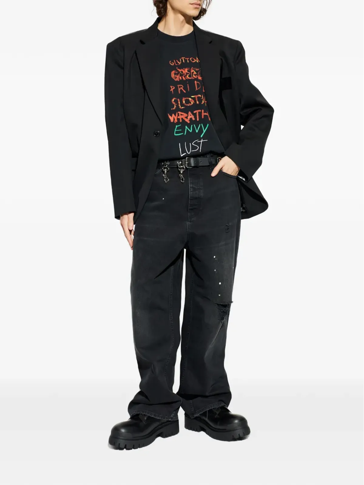 VETEMENTS クロスパッチブレザー - 画像2