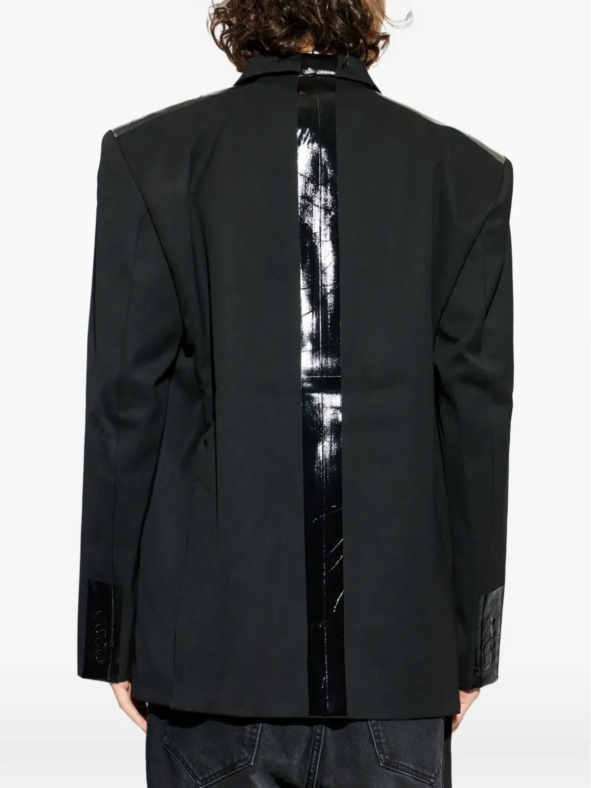 VETEMENTS クロスパッチブレザー - 画像4