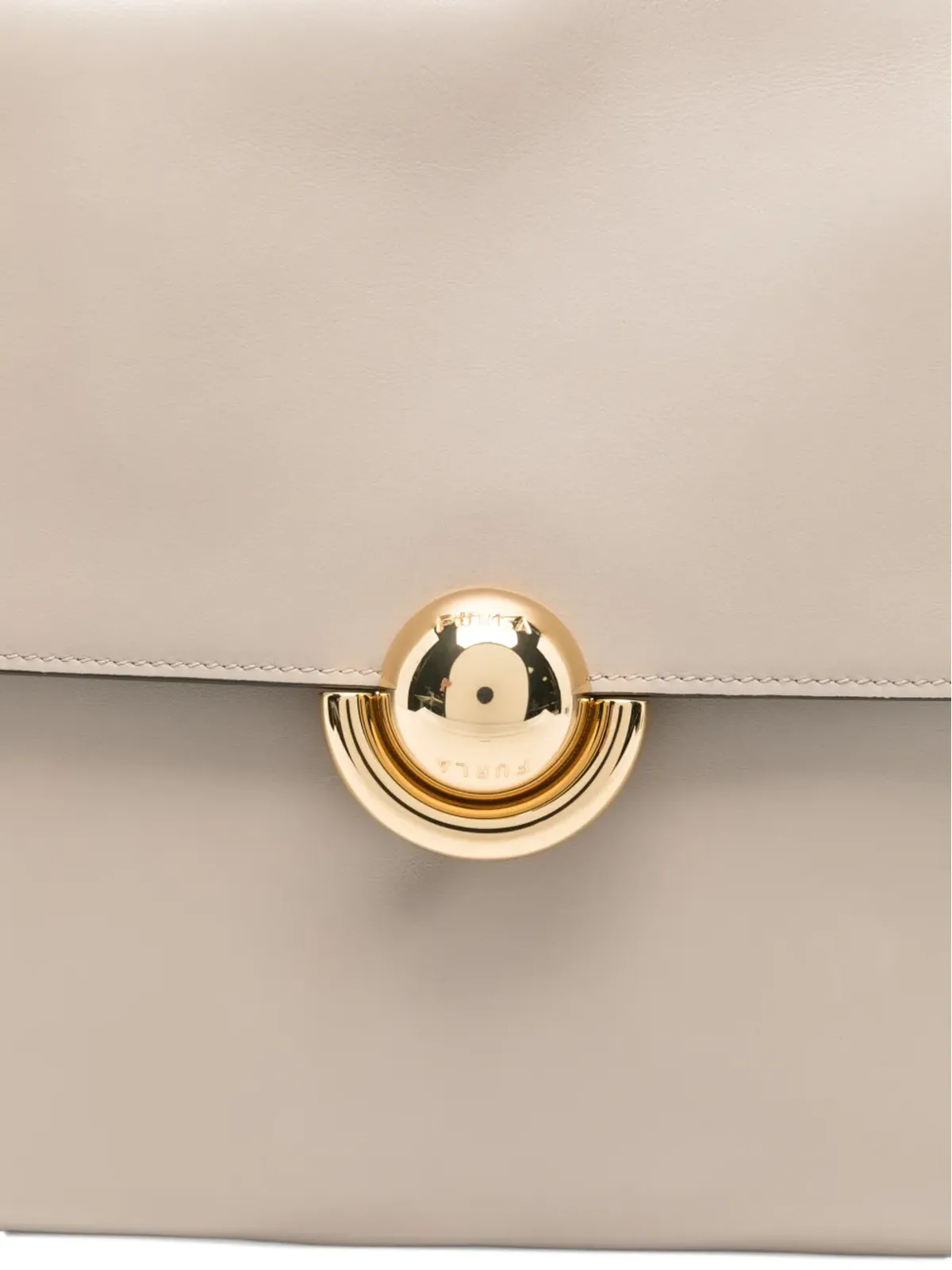 Furla Domus フラップレザーショルダーバッグ - 画像4