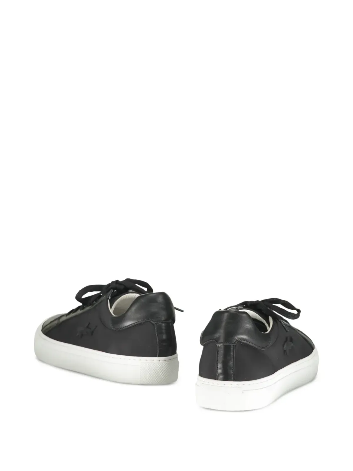 Paul & Shark low white-sole sneakers - Black - 画像3