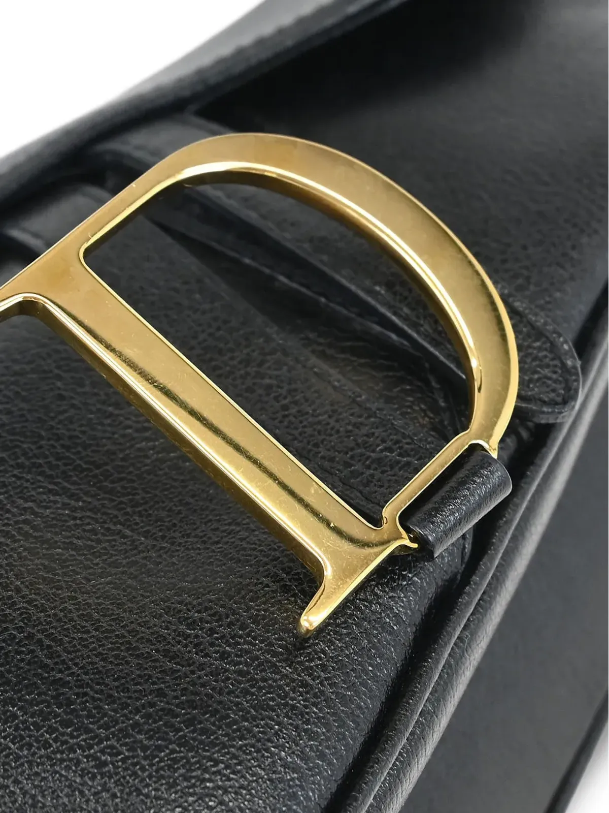Christian Dior ビンテージ 2001 D-Charm サドルハンドバッグ - ブラック - 画像5