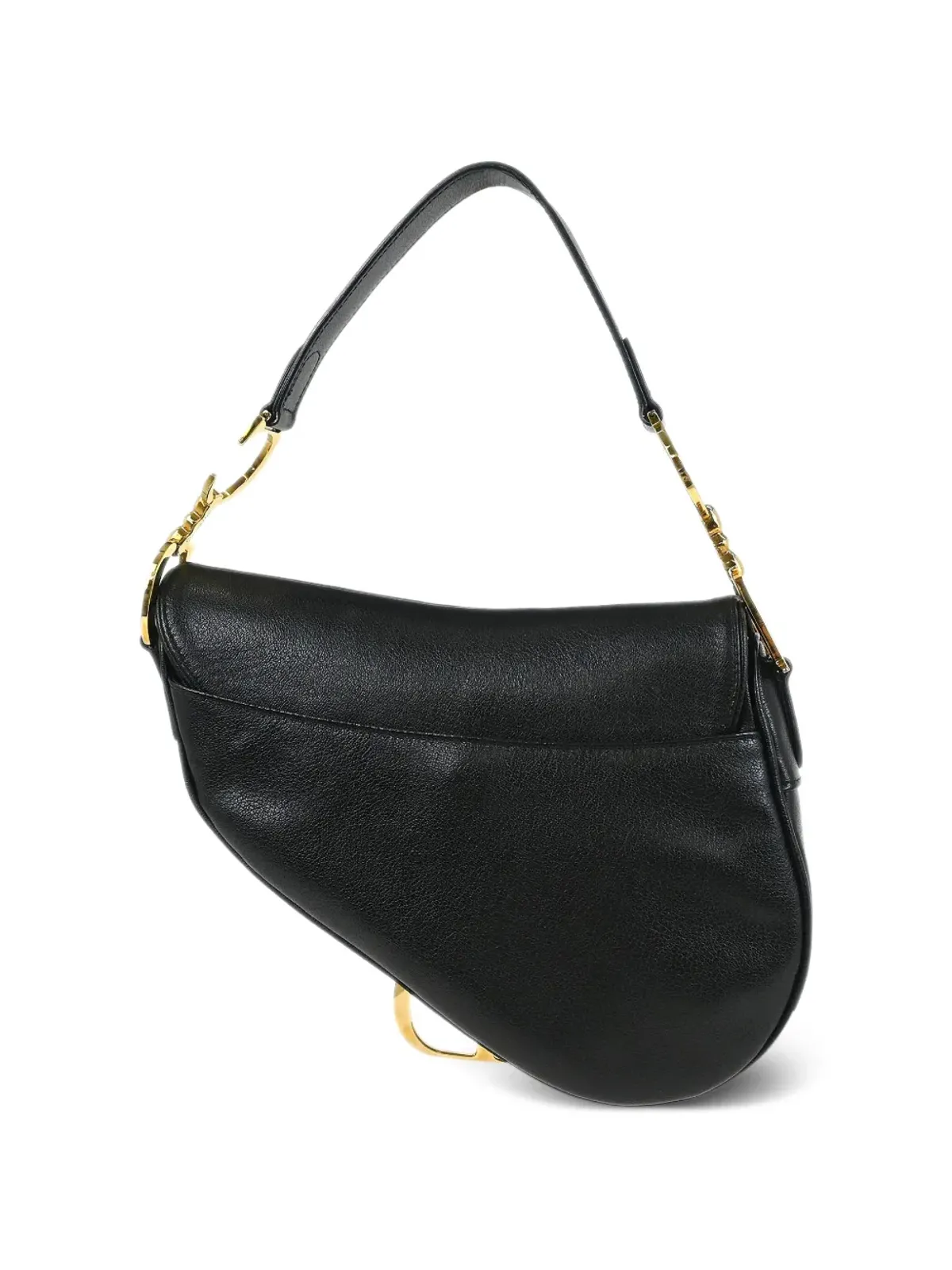 Christian Dior ビンテージ 2001 D-Charm サドルハンドバッグ - ブラック - 画像2